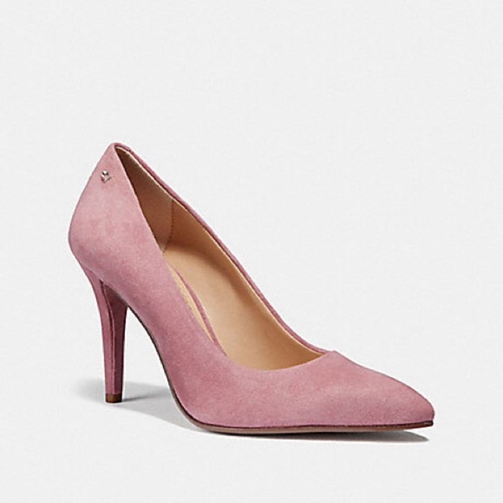 Coach Addie 90 Suede Pumps